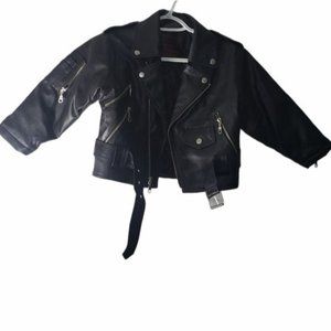 ⭐HP⭐ Kids biker style jacket size 5